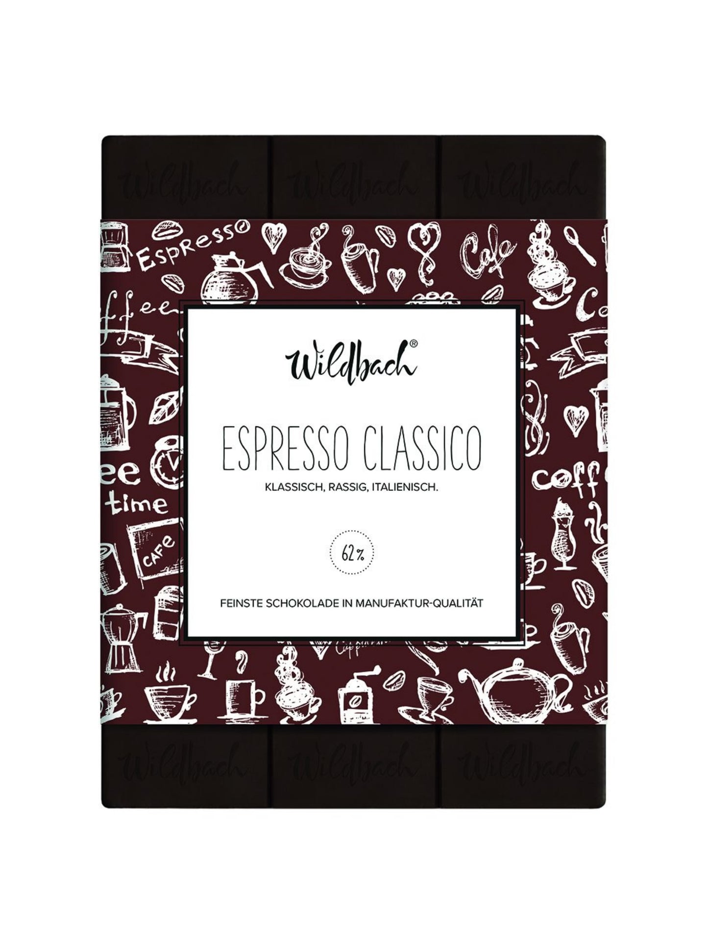 Espresso Schokolade Zartbitter 62% 70g – Espresso Classico