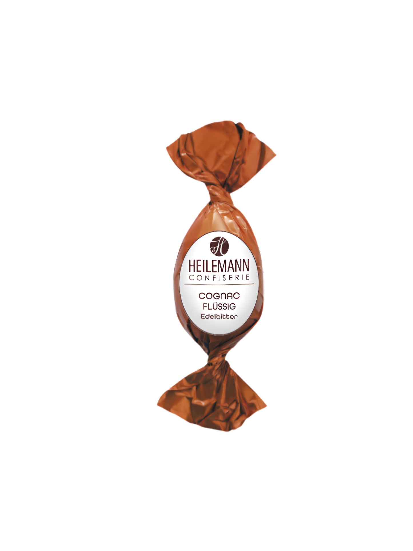 Heilemann Cognac-Osterei: Edelbitterschokolade mit flüssiger Cognac-Füllung, edle Osterpraline mit Alkohol erhältllich in der Confiserie Dreyer aus der Rattenfängerstadt Hameln.