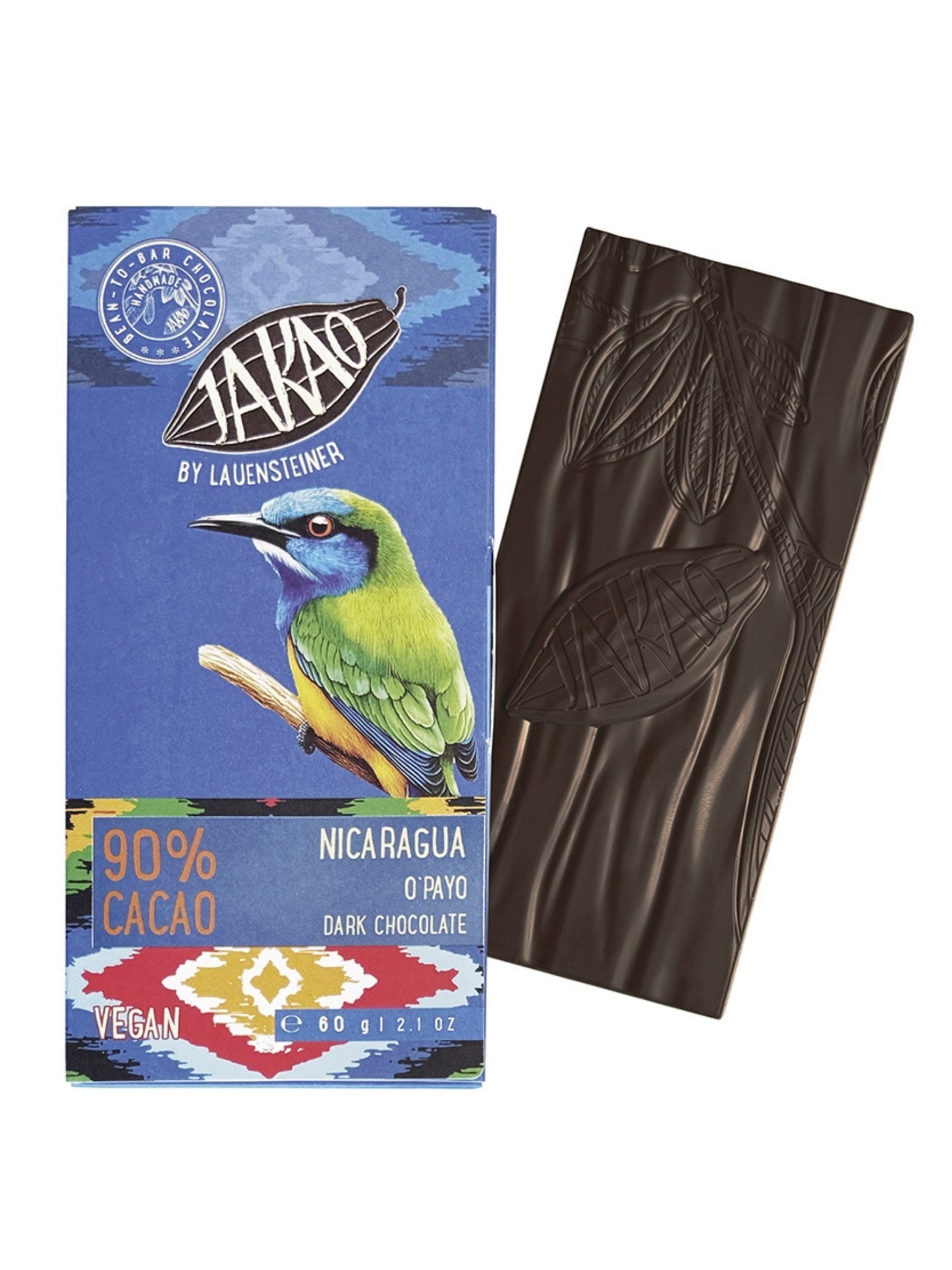 Lauenstein JAKAO Pure Nicaragua 90% Bio Schokolade 60g