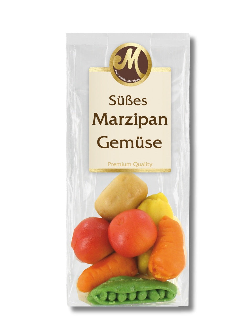 Süßes Gemüse aus Marzipan, handgefertigte Marzipanfiguren, 100 g, von der Odenwälder Marzipan Konditorei – erhältlich in der Dreyer Confiserie in Hameln und online
