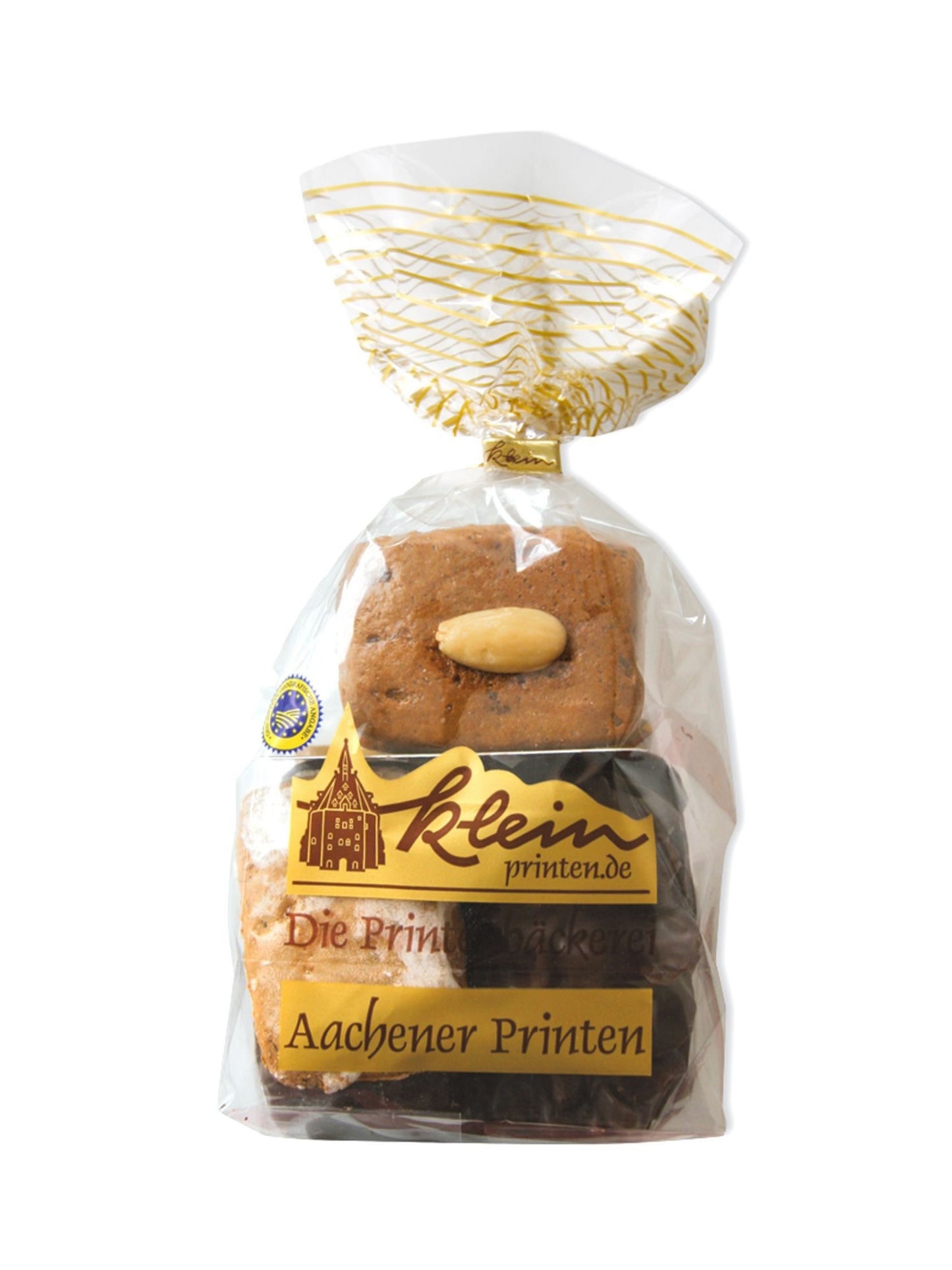 Printen Mischung hart und weich 200 g – traditionelle Aachener Printen-Mischung mit Schokolade, Mandeln und Haselnüssen, erhältlich in der Dreyer Confiserie in der Rattenfängerstadt Hameln.