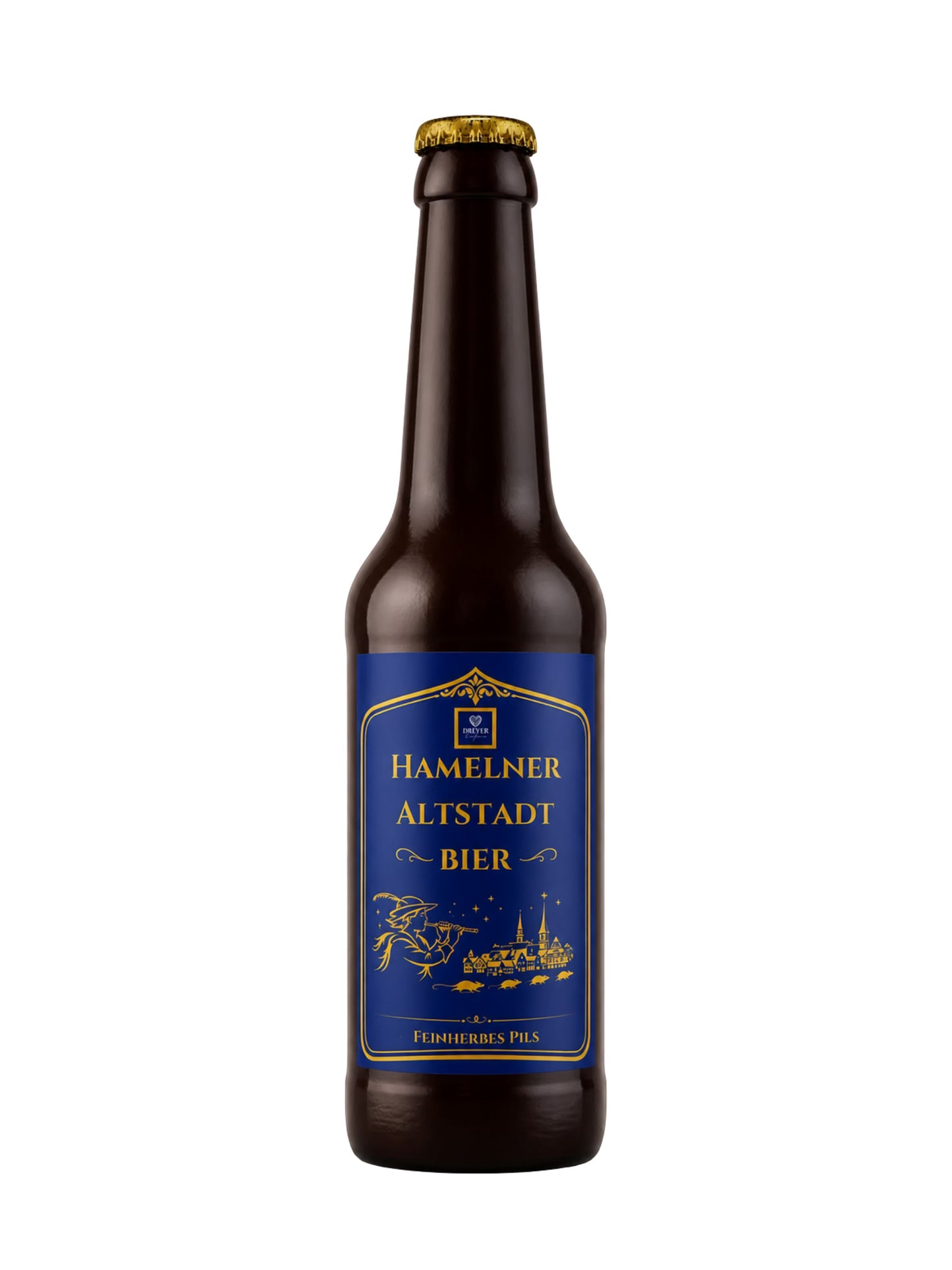 Schokoladen Bierflasche Hamelner Altstadt Bier Dreyer Confiserie 130g