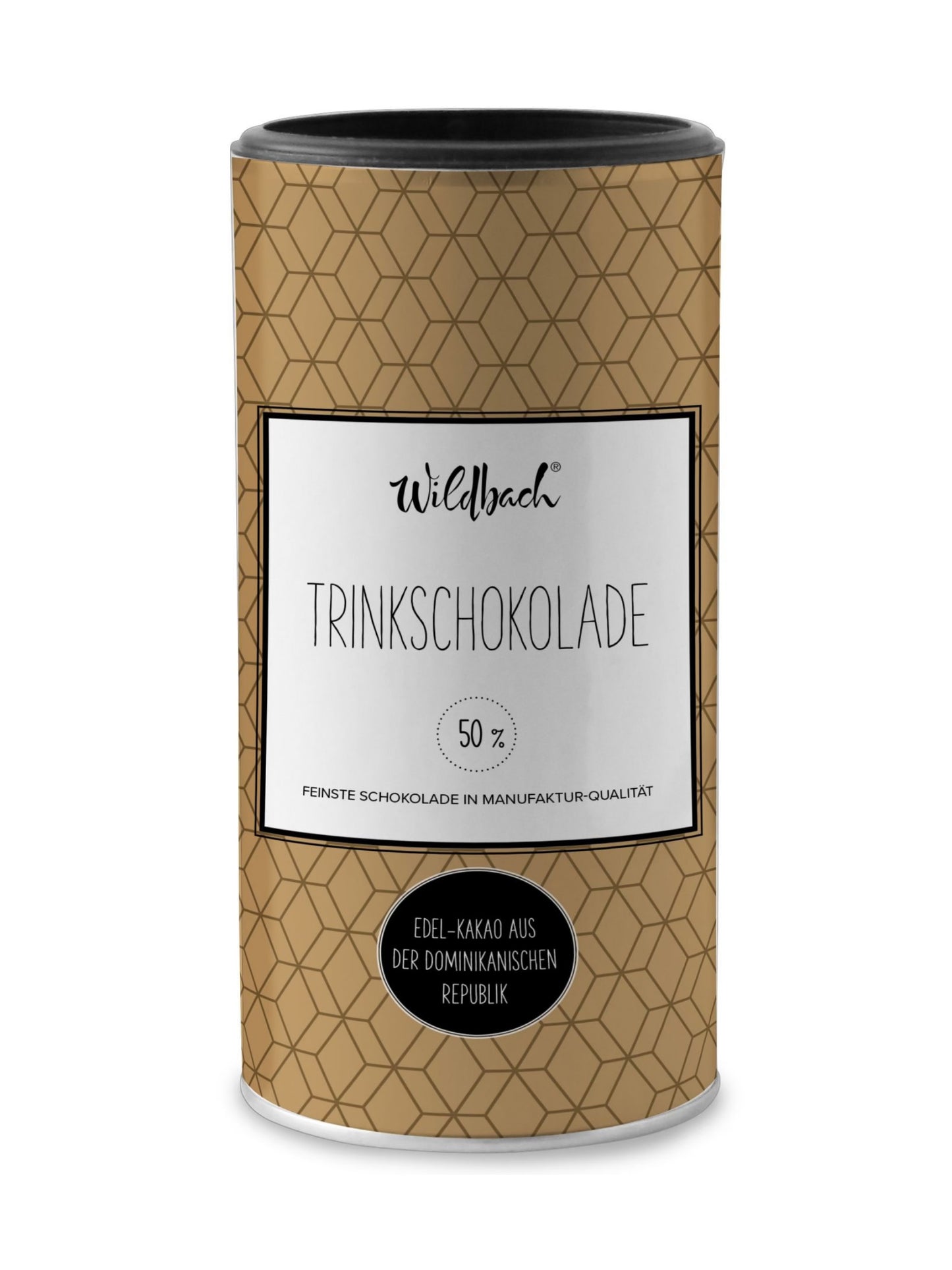 Trinkschokolade Zartbitter 50 Prozent 200g Wildbach Trinkschokoladen Pulver