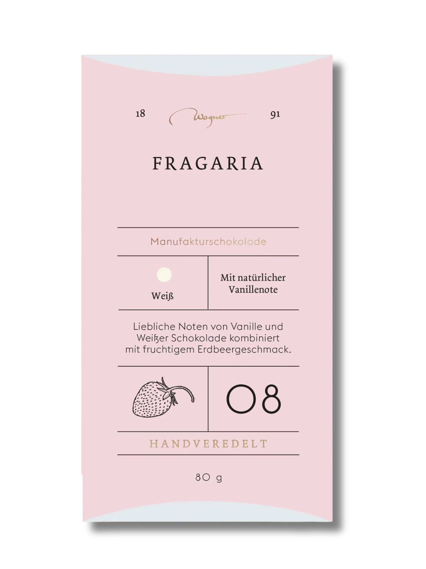Manufakturschokolade Fragaria Wagner Pralinen 80g