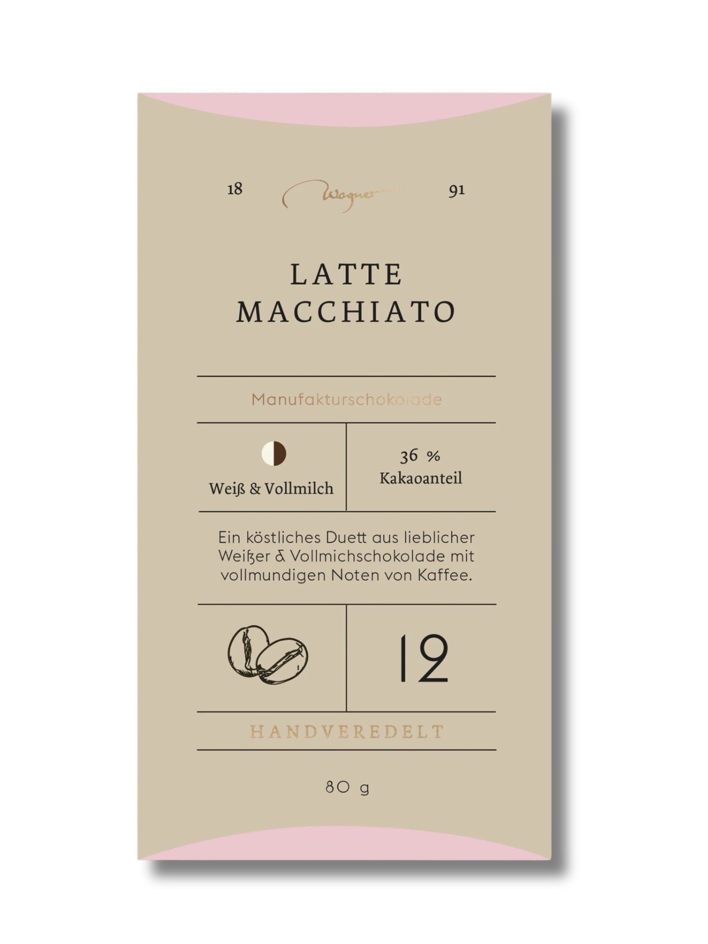 Wagner Pralinen Manufakturschokolade Latte Macchiato