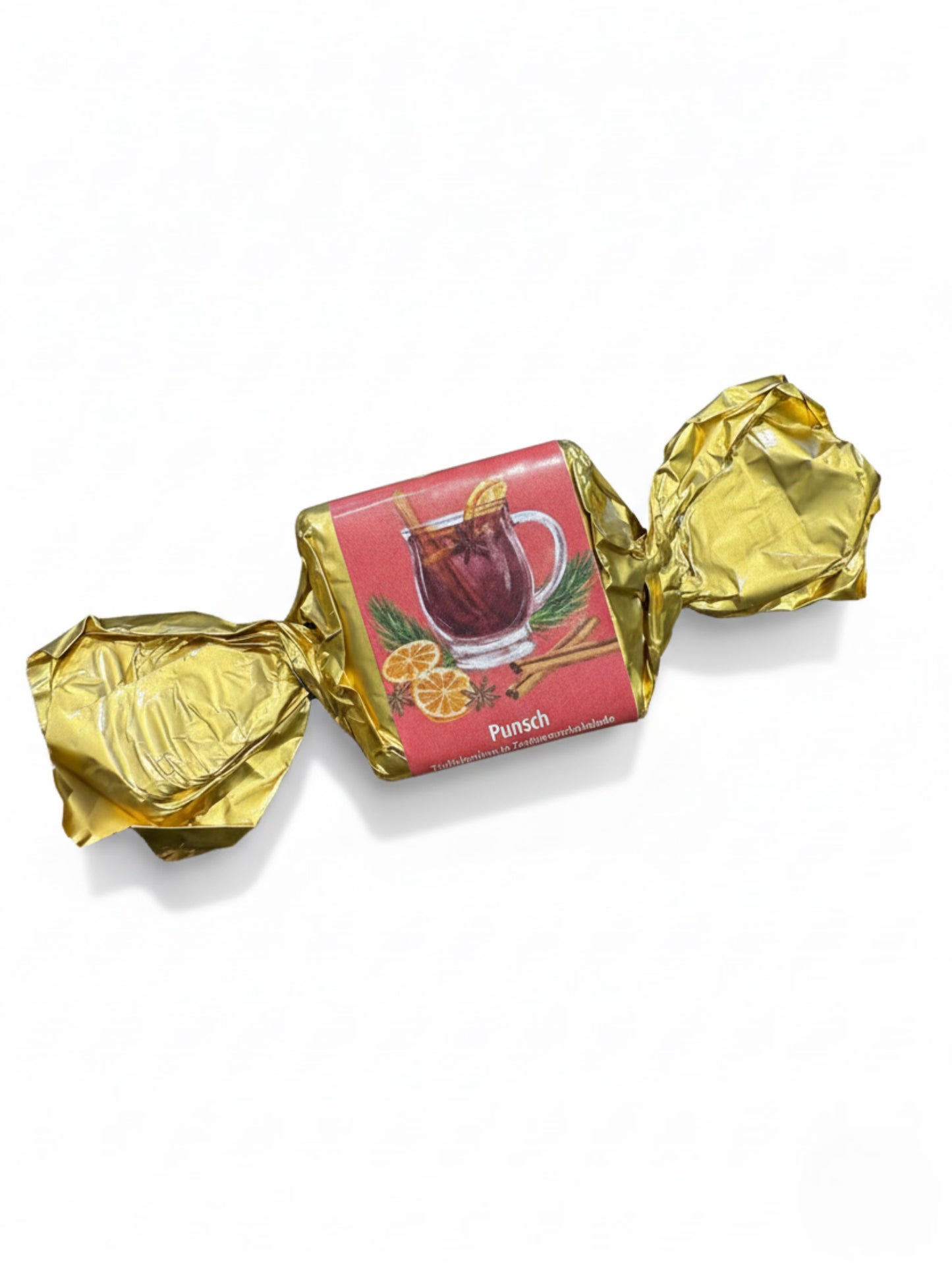 Wagner Pralinen Punsch-Happen 25 g – edle Trüffel-Praline in Zartbitterschokolade mit winterlicher Punschfüllung aus Rotwein, Jamaikarum und Sauerkirsche, erhältlich in der Dreyer Confiserie in der Rattenfängerstadt Hameln.
