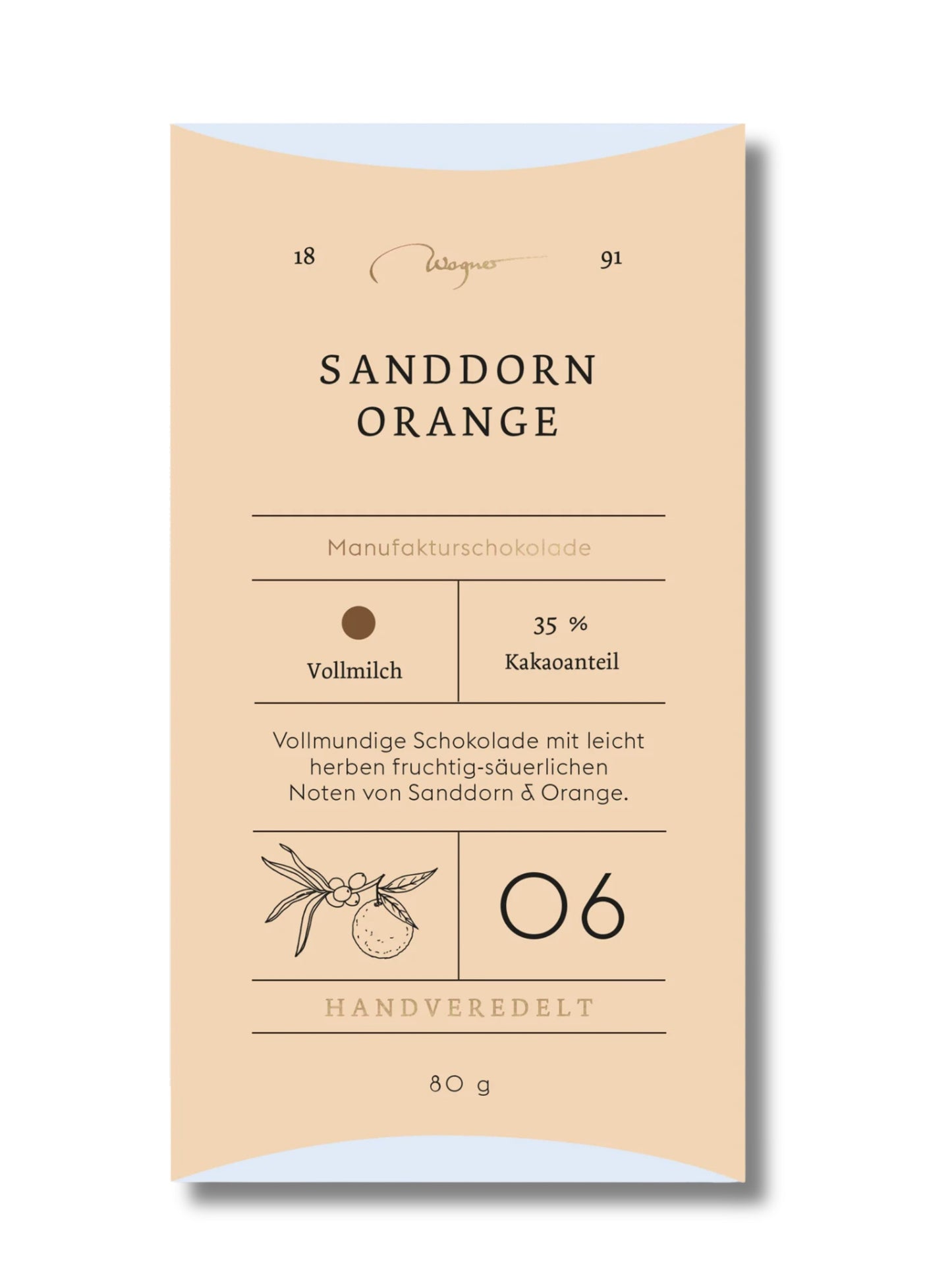Wagner Manufakturschokolade Sanddorn Orange