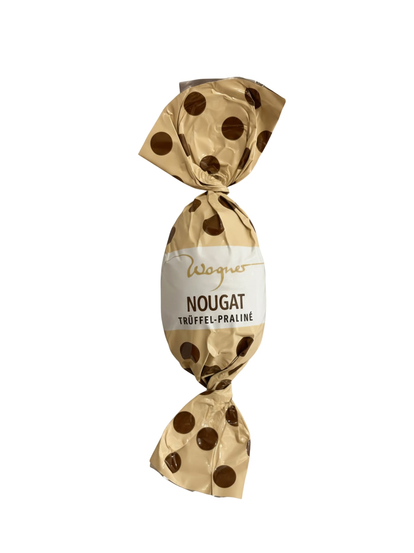 Wagner Trüffel-Osterei Nougat 22g aus Vollmilchschokolade mit cremiger Nougatfüllung, feine Osterpraline für das Osternest, erhältlich in der Dreyer Confiserie in Hameln.