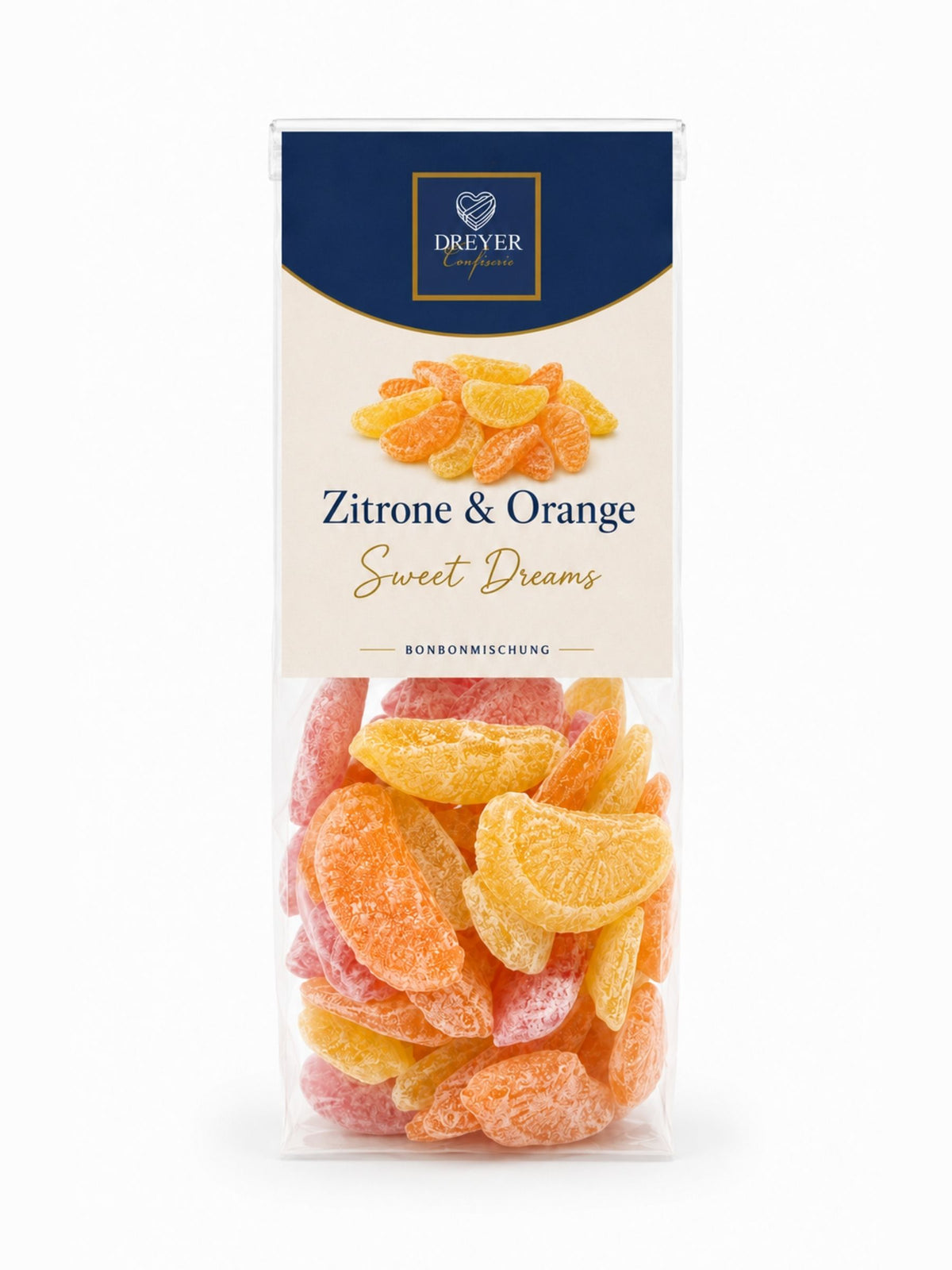 Zitrone & Orange Bonbons 125g Dreyer Confiserie