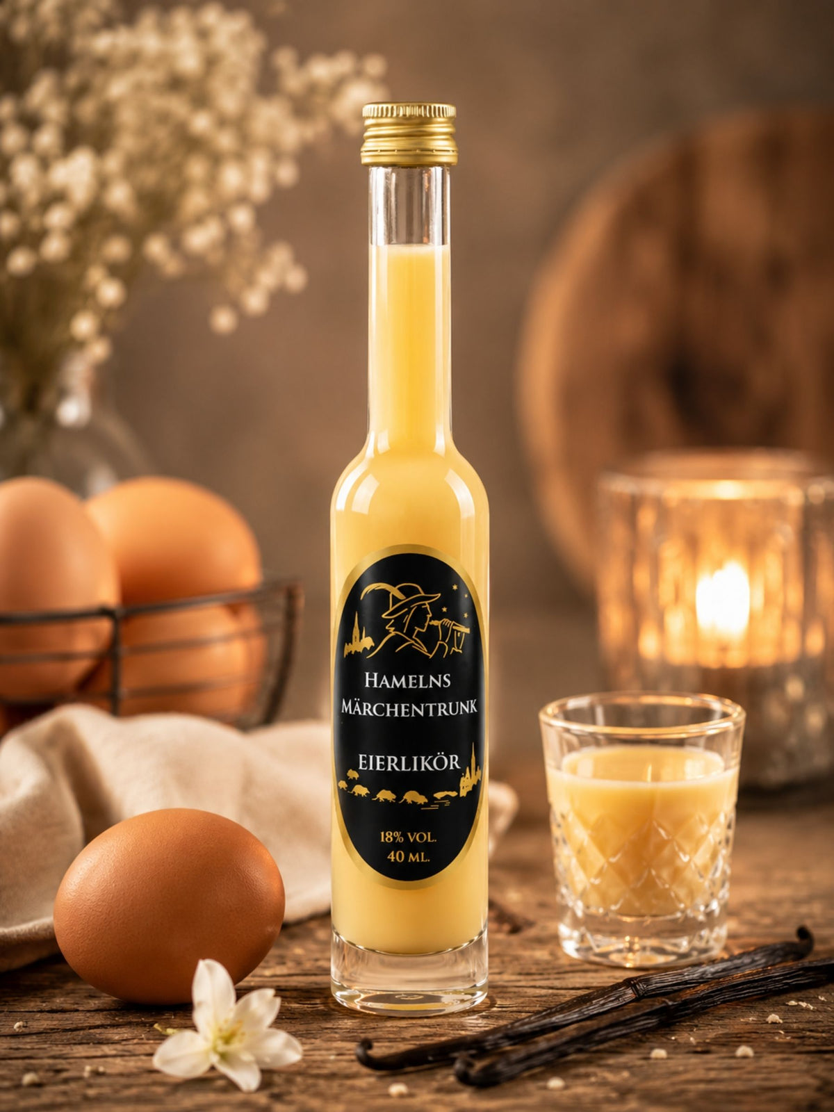 Hamelns Märchentrunk Eierlikör 40ml 18% Vol. Dreyer Confiserie