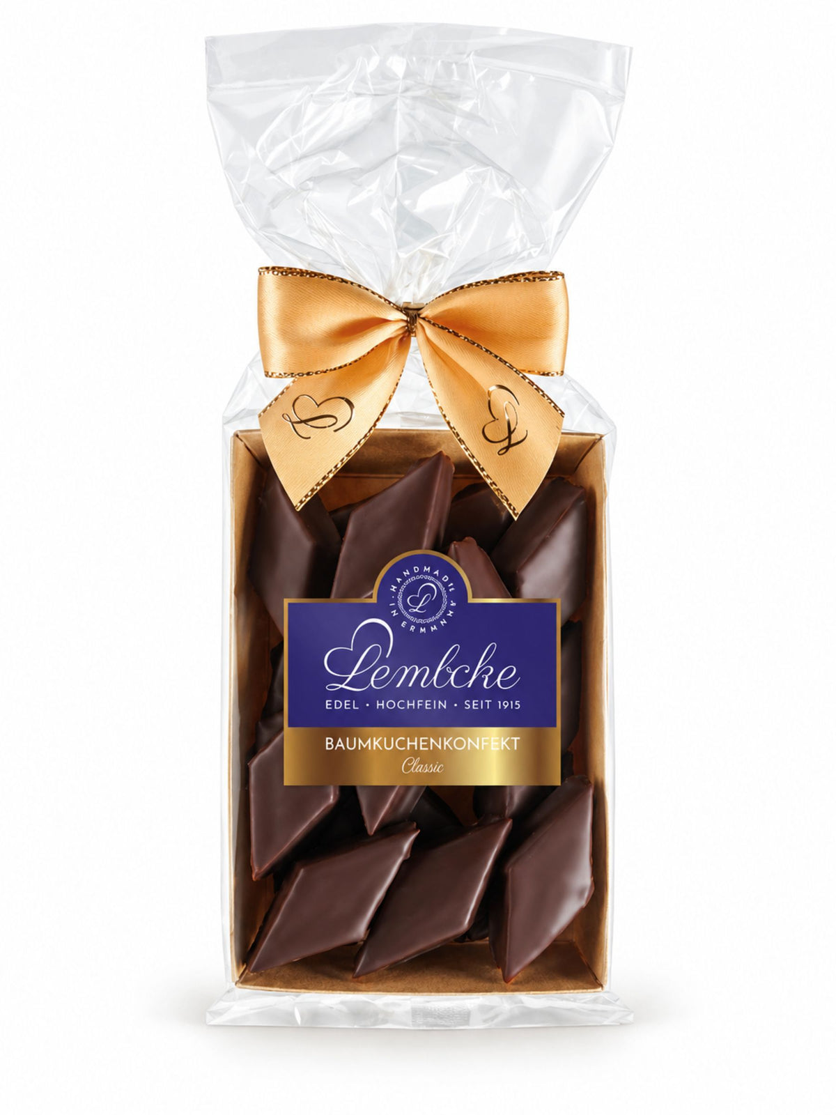 Baumkuchenkonfekt Classic 100g von Lembcke mit Zartbitterschokolade