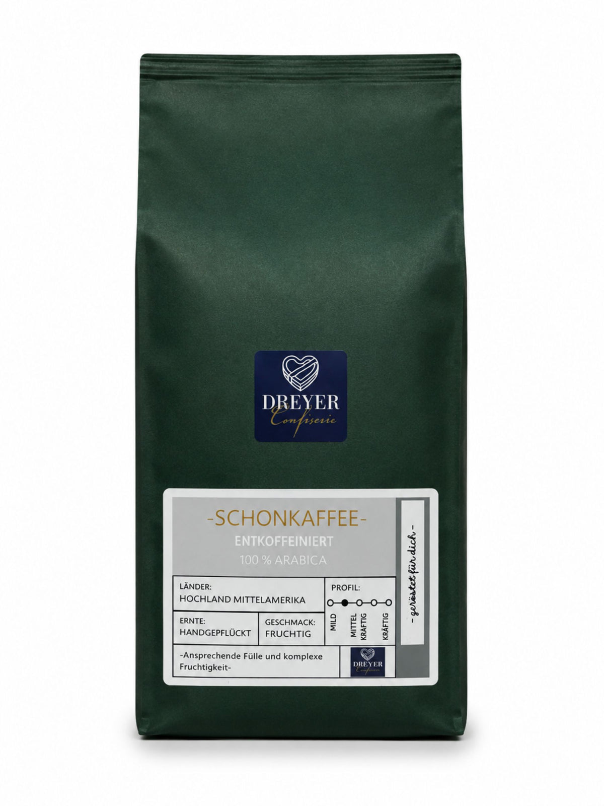 Schonkaffee entkoffeiniert gemahlen 500g von der Dreyer Confiserie