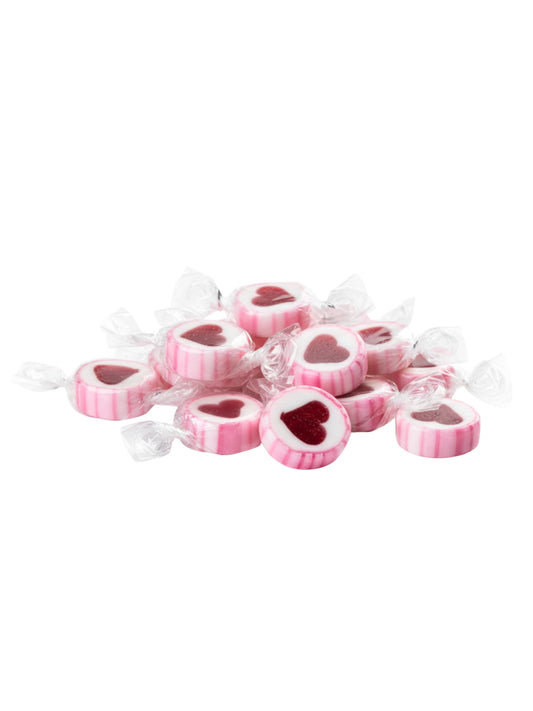 Erdbeer Bonbons Herzform Rocks 125g Dreyer Confiserie