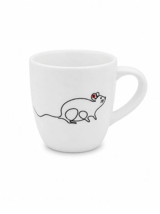 Espresso Tasse Hameln 90ml mit Rattenmotiv