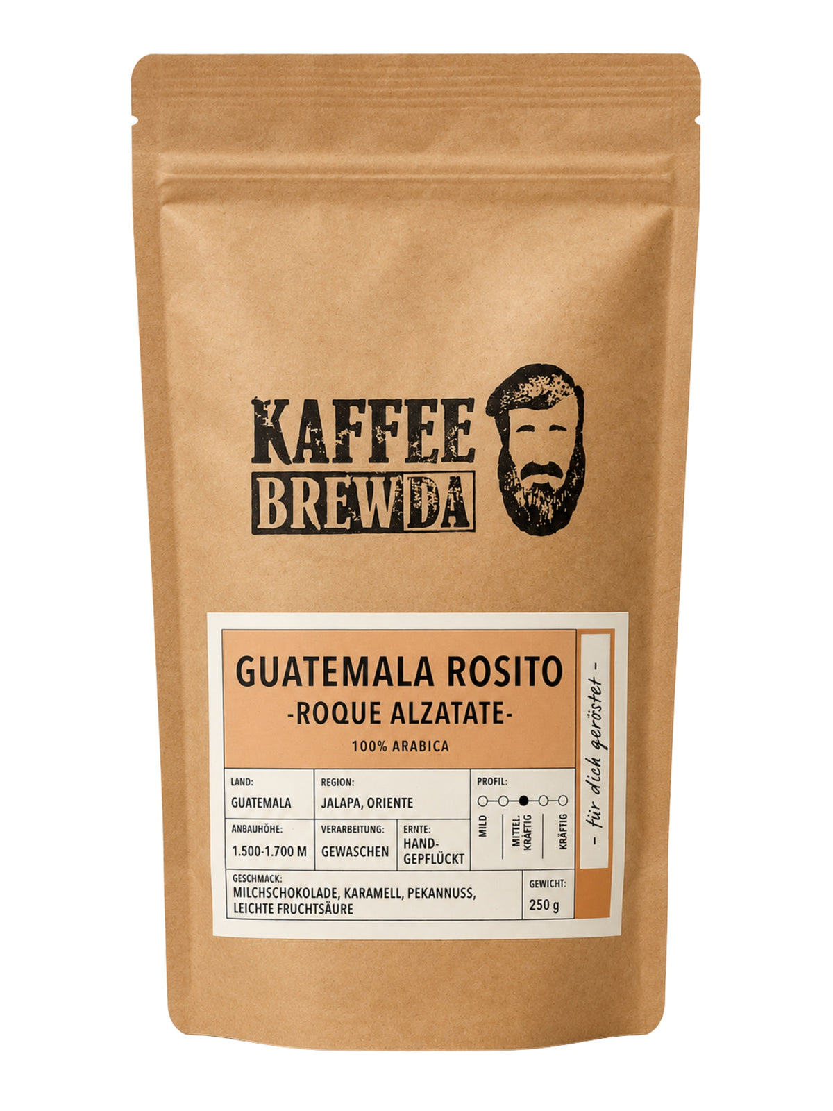 Guatemala Rosito Roque Alzatate Kaffee Bohne 250g Kaffee Brewda