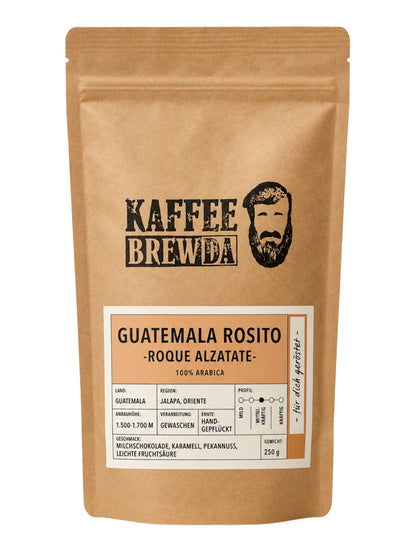 Guatemala Rosito Roque Alzatate Kaffee Bohne 250g Kaffee Brewda