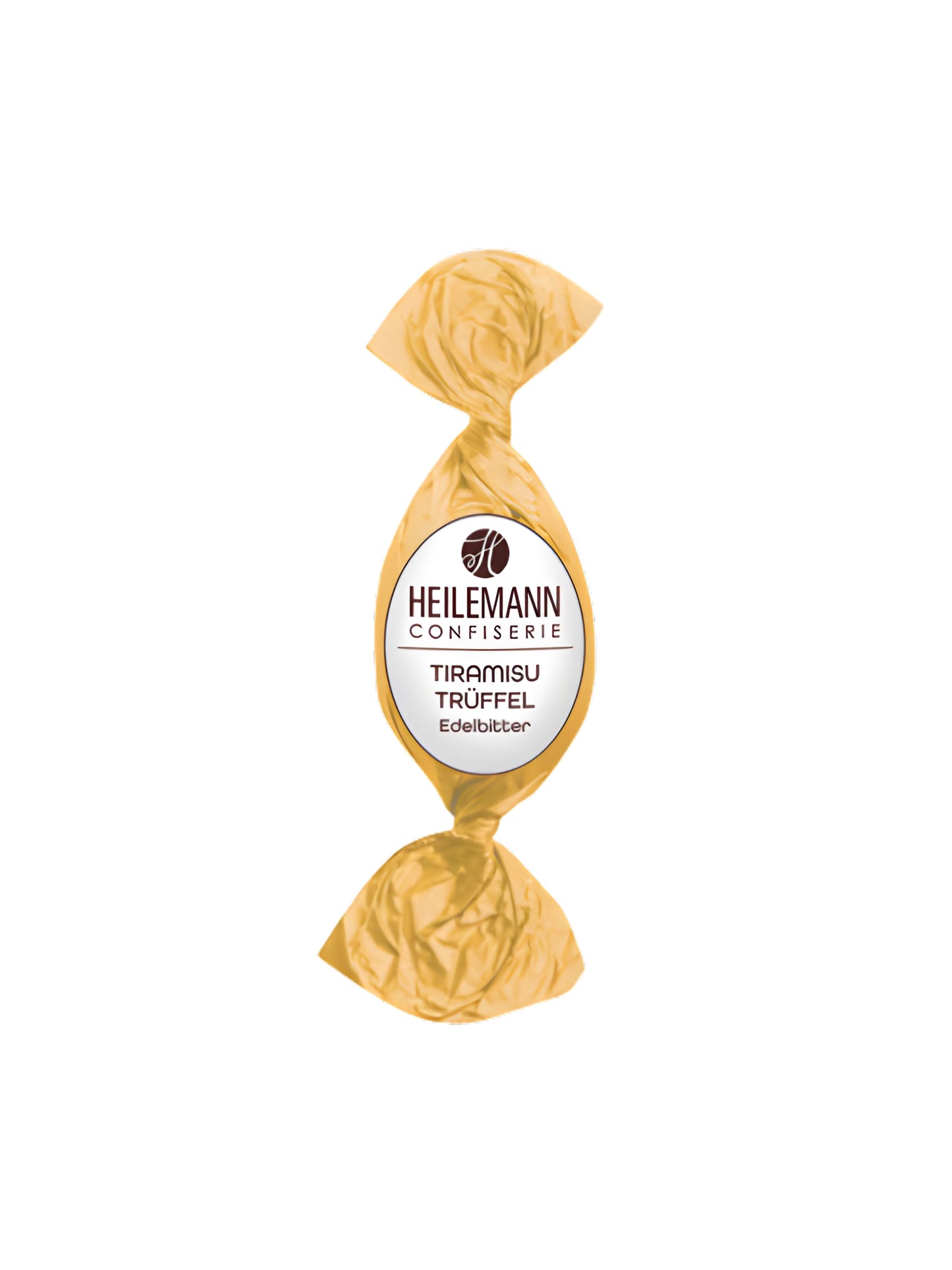 Heilemann Tiramisu-Trüffel-Osterei: Edelbitterschokolade gefüllt mit cremiger Tiramisu-Trüffelmasse und feinem Likör, erhältlich in der Confiserie Dreyer 