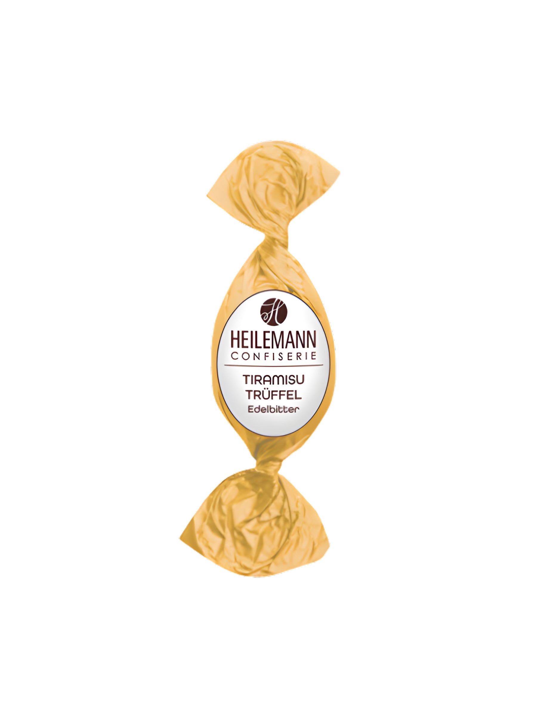 Heilemann Tiramisu-Trüffel-Osterei: Edelbitterschokolade gefüllt mit cremiger Tiramisu-Trüffelmasse und feinem Likör, erhältlich in der Confiserie Dreyer 
