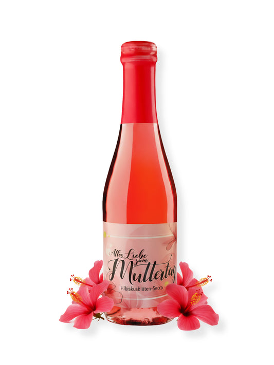 Alles Liebe zum Muttertag Hibiskusblüten-Secco 200ml Wein & Secco Köth