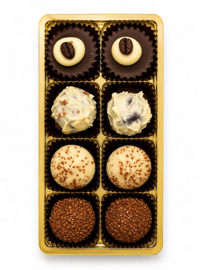 Produktbild von Kaffeeglück Pralinenmischung mit Alkohol 100g Dreyer Confiserie
