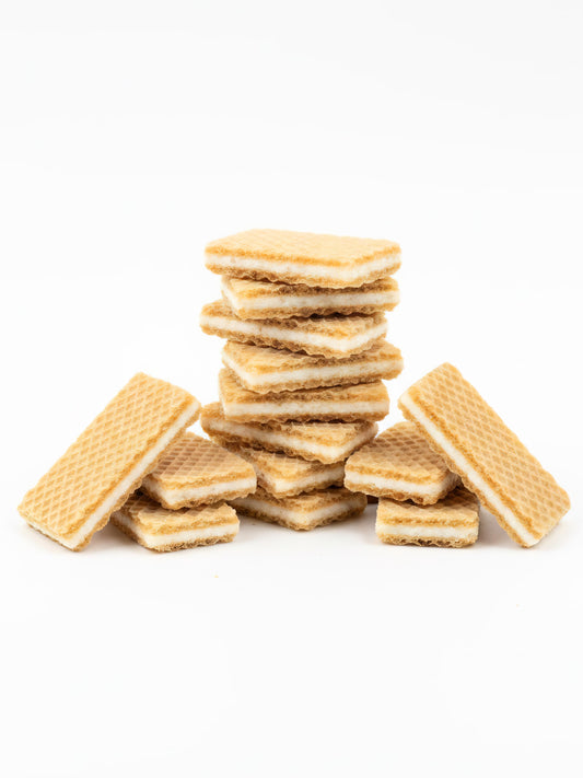 Java Waffeln 175g Dreyer Confiserie – knusprige Waffeln mit Vanillecremefüllung