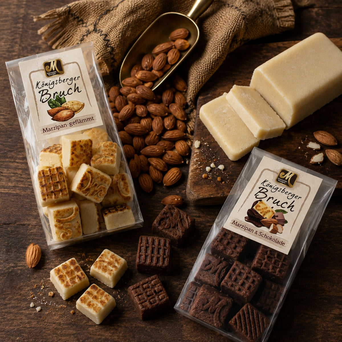 Mandeln und Edelmarzipan – hoher Mandelanteil als Qualitätsmerkmal