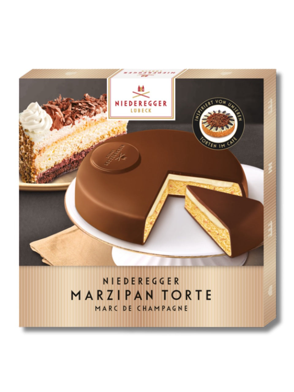 Marzipan Torte Marc de Champagne 185g Niederegger