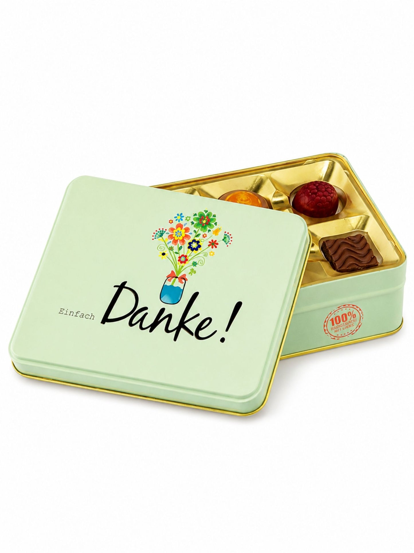 Präsentdose Einfach Danke 75g Confiserie Rabbel
