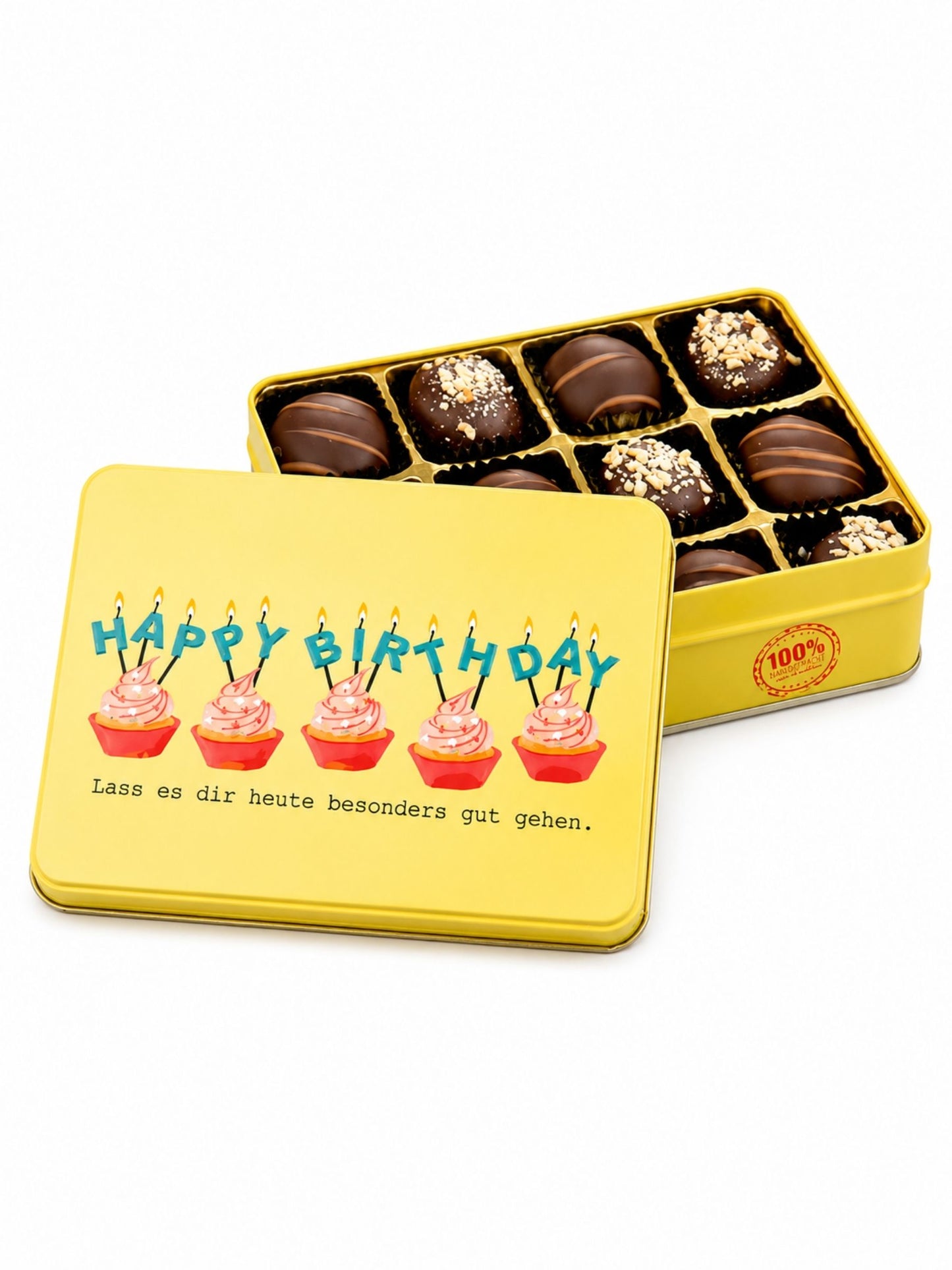 Präsentdose Happy Birthday 75g Confiserie Rabbel