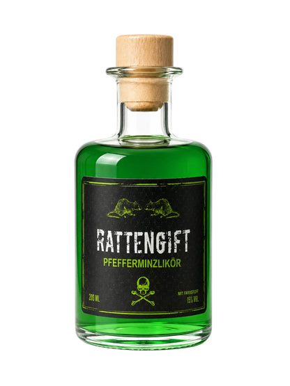 Rattengift Pfefferminzlikör 200ml 15% Vol Dreyer Confiserie