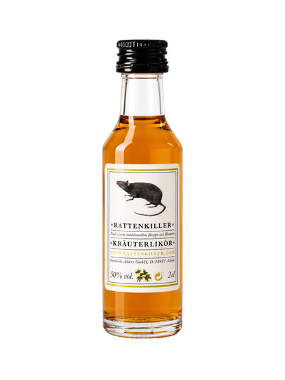 Rattenkiller Kräuterlikör 2cl 50% Vol Dreyer Confiserie