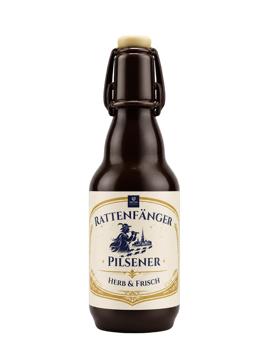 Schokoladen Bierflasche Rattenfänger Pilsener Hameln Dreyer Confiserie 130g