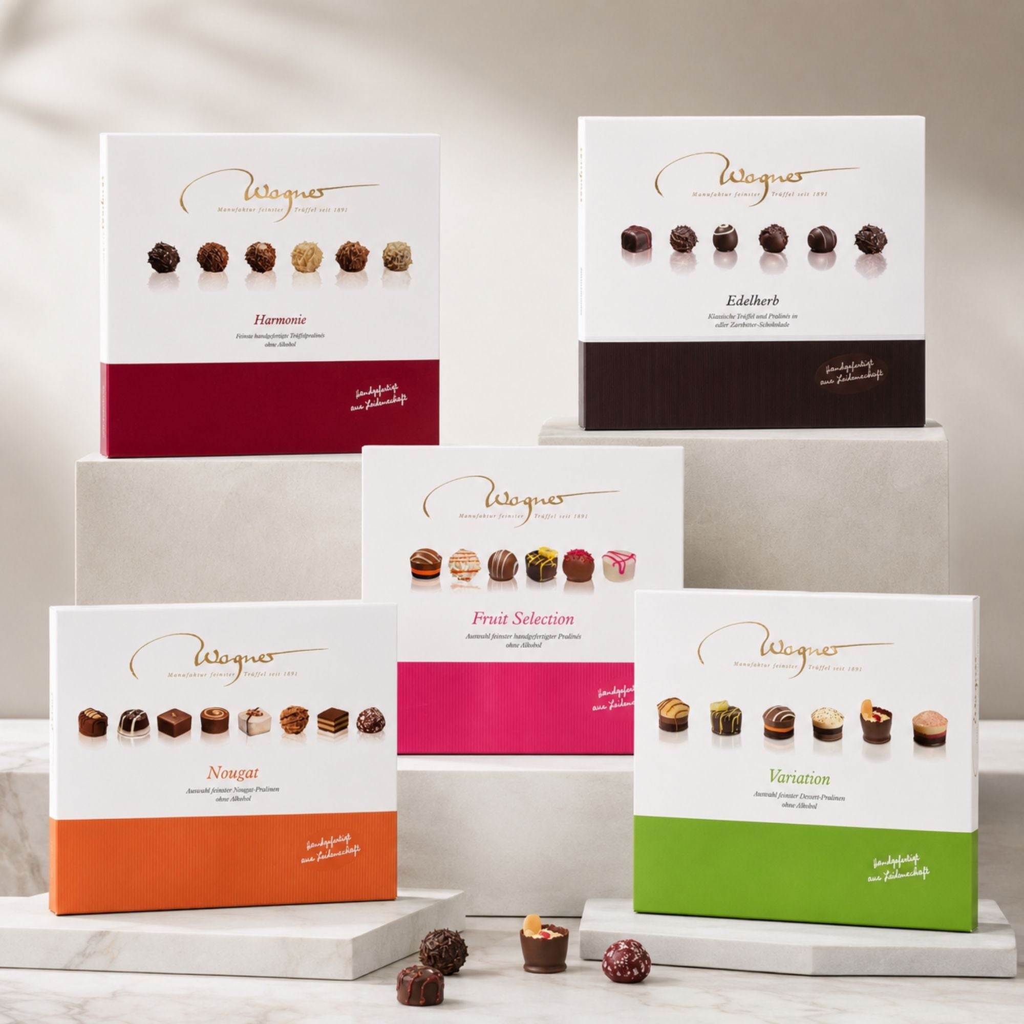 Wagner Trüffelpralinen und Pralinés-Geschenkbox
