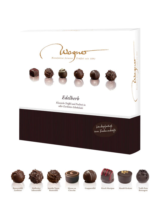 Trüffelpralinés Edelherb Zartbitter 200g Wagner Pralinen