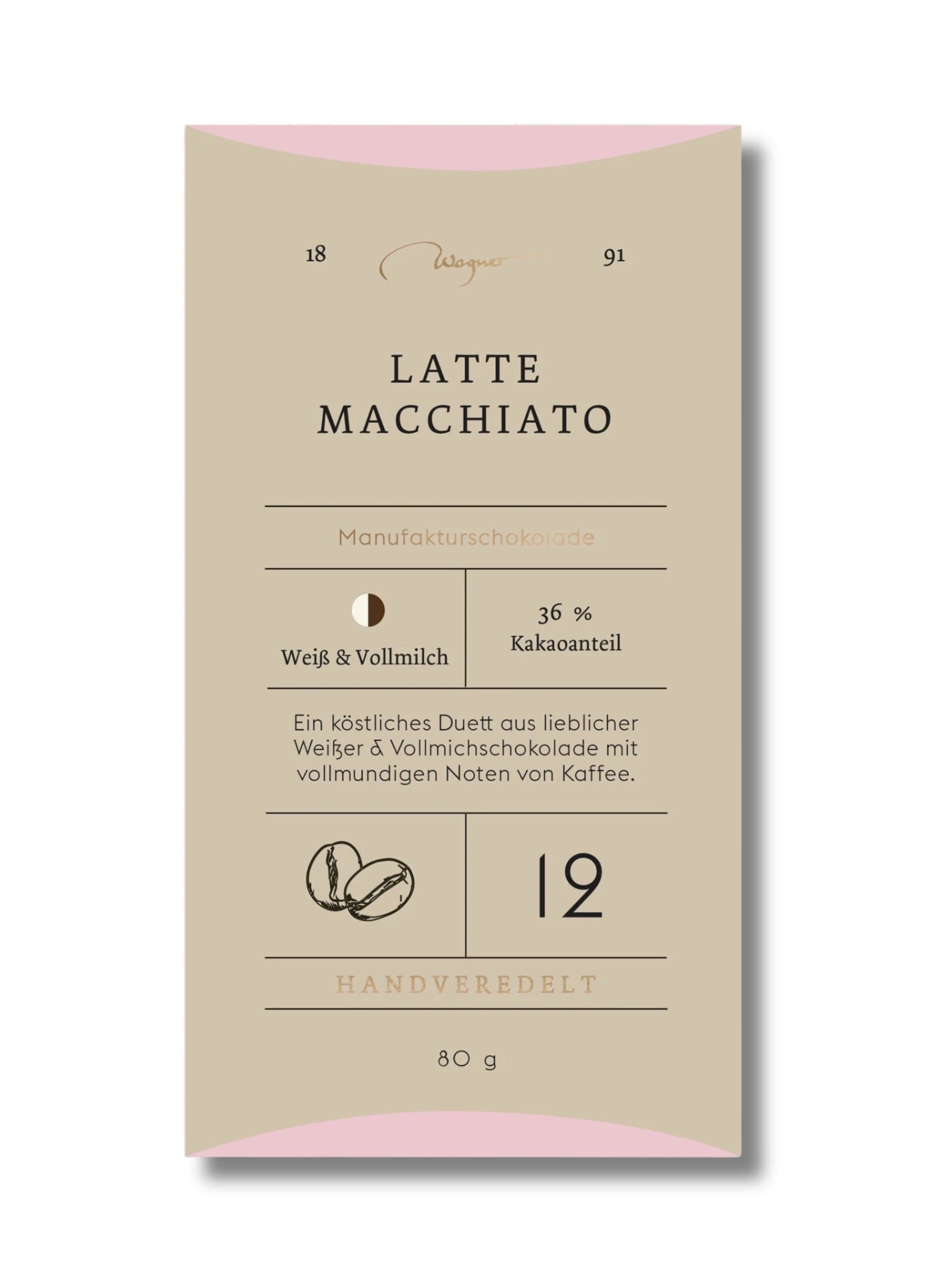 Wagner Pralinen Manufakturschokolade Latte Macchiato 