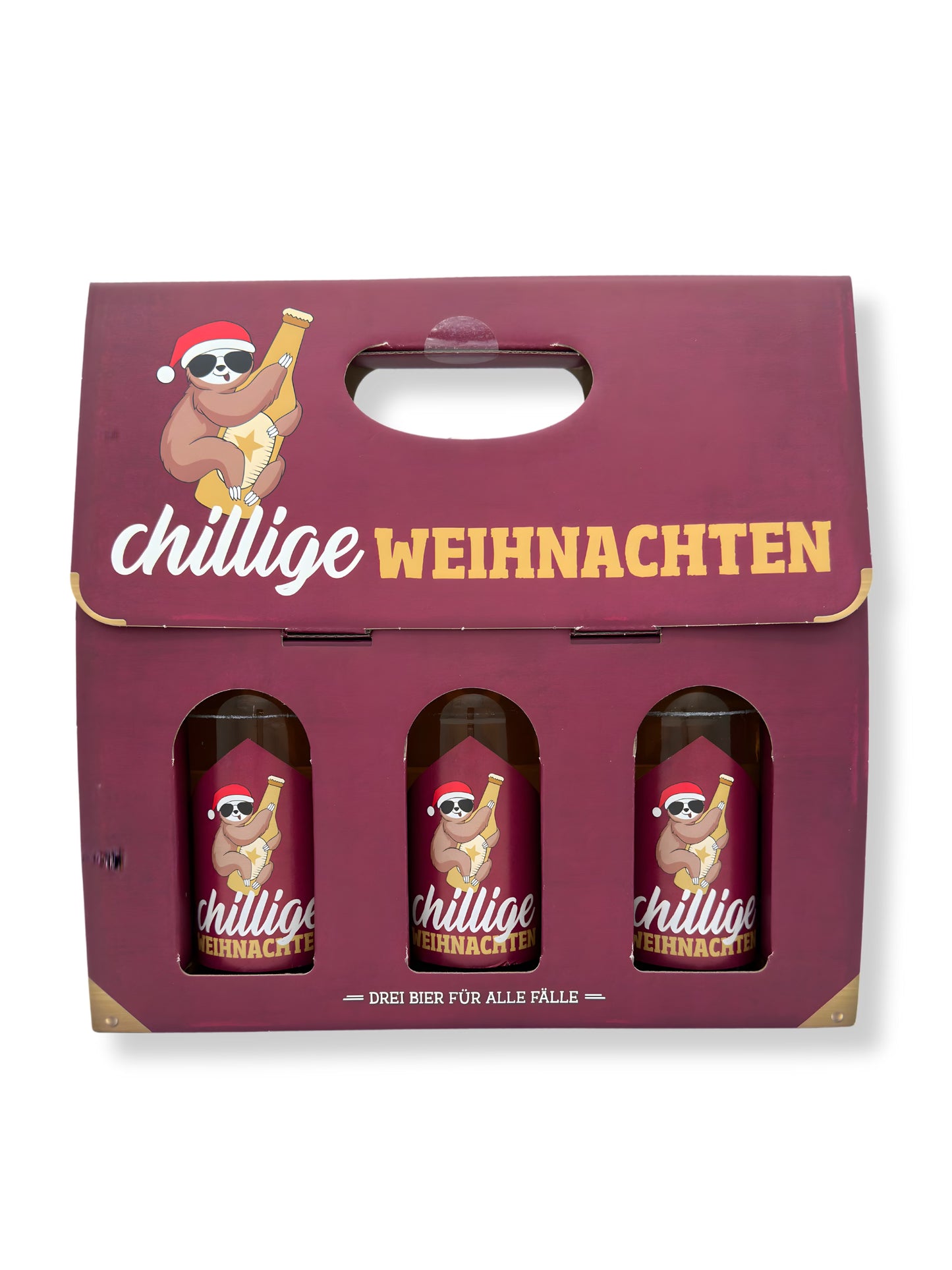 Männerkoffer Chillige Weihnachten Lagerbier 3x0,33l La Vida Weihnachtsgeschenk